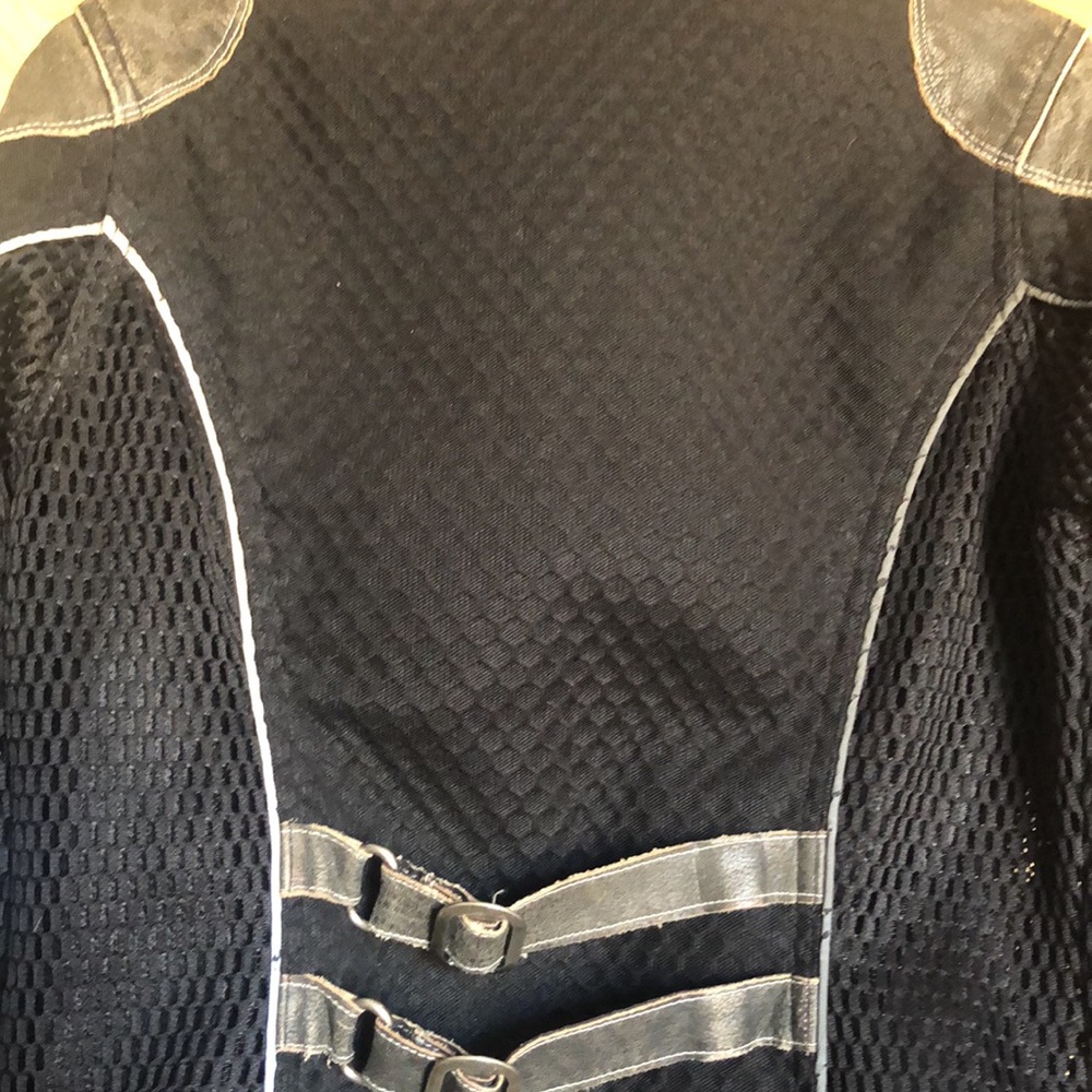 Rare Harley Davidson Mesh & Leather Motorcycle Riding Jacket, mad max vibes - Picture 6 of 16